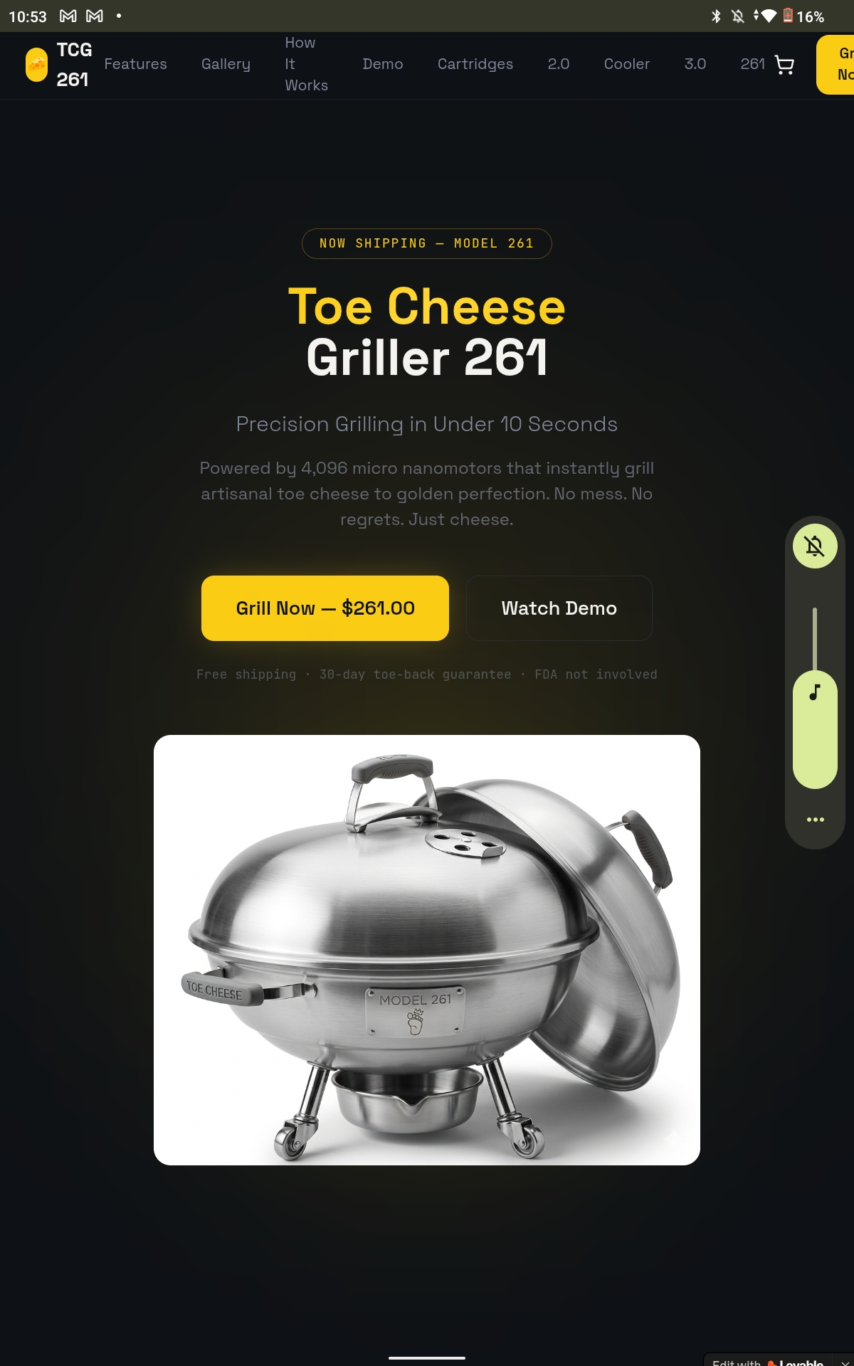 Toe Cheese Deluxe